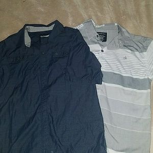 Boys Calvin Klein button up Shirts